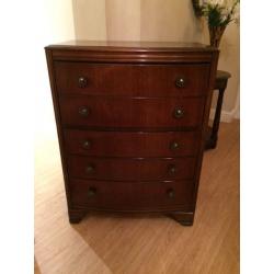 Vintage Lebus Wooden Chest of Drawers