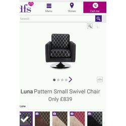 *Brand new* DFS swivel chair