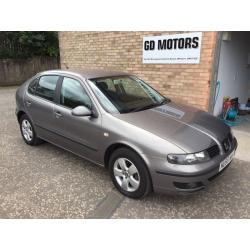 2005 (55) SEAT LEON SX, 67000 MILES, 1 YEAR MOT, WARRANTY