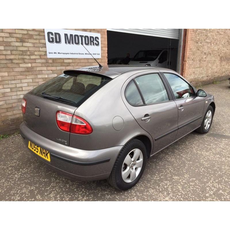 2005 (55) SEAT LEON SX, 67000 MILES, 1 YEAR MOT, WARRANTY