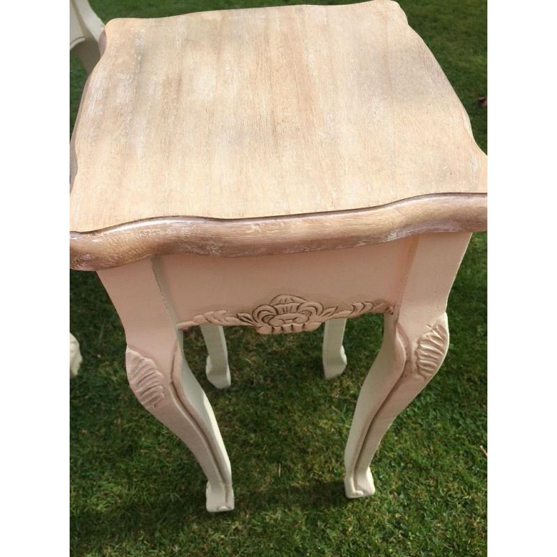 Shabby chic style side table