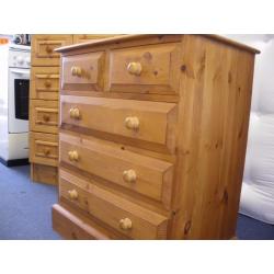 MEDIUM SIZE PINE CHEST OF DRAWERS