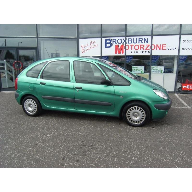 2002 02 CITROEN XSARA PICASSO 2.0 PICASSO SX HDI 5d 90 BHP MOT MAY 2017 **** GUARANTEED FINANCE ****