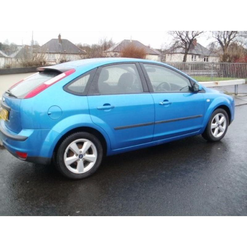 2005 Metallic Blue Ford Focus Zetec Climate 1.6 Hatchback *low mileage*