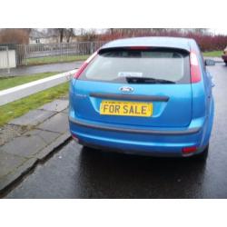 2005 Metallic Blue Ford Focus Zetec Climate 1.6 Hatchback *low mileage*