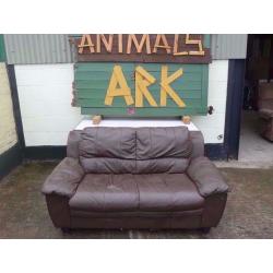 Leather 2 Seat sofa Delivery Available