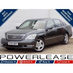 2003 53 LEXUS LS 4.3 430 4D AUTO 279 BHP