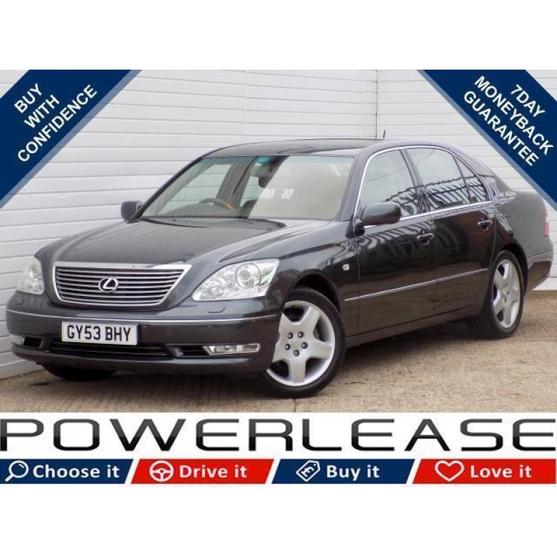 2003 53 LEXUS LS 4.3 430 4D AUTO 279 BHP