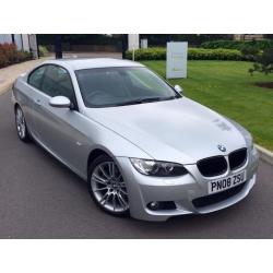 BMW 325d (3.0) M SPORT COUPE..HEATED/ELECTRIC LEATHER..FULL SERVICE HISTORY/MOT/HPI CLEAR! not 320d