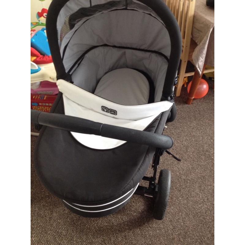 Abc o baby zoom double pushchair/pram