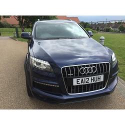 2012 AUDI Q7 3.0 TDI S LINE *FSH, HPI CLR, VGC, GOOD RUNNER, WARRANTY, 7 SEATER, LUXURY AUTO SUV*