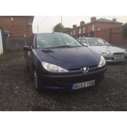 PEUGEOT 206 1.2 3DOOR LONG MOT