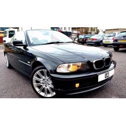 BMW 3 SERIES 318 PETROL CONVERTIBLE, EXCELLENT CONDITION, PART EXCHANGE WELCOME