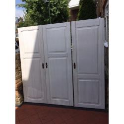 3 door wardrobe (dismantled)