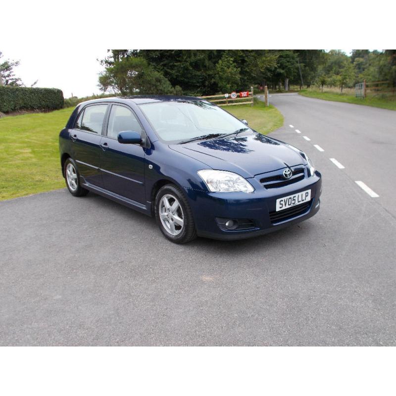 2005 05 TOYOTA COROLLA 1.6 T3 5 DOOR MOT AUGUST 2017