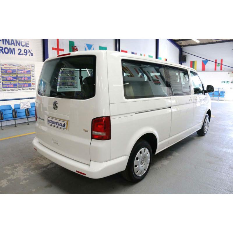 2011 VW TRANSPORTER SHUTTLE T30 SE 2.0TDI 102PS LWB 9 SEAT MINIBUS / VOLKSWAGON