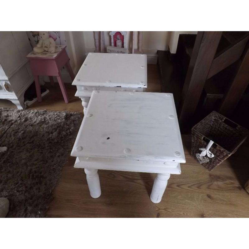 2 x small coffee /side tables