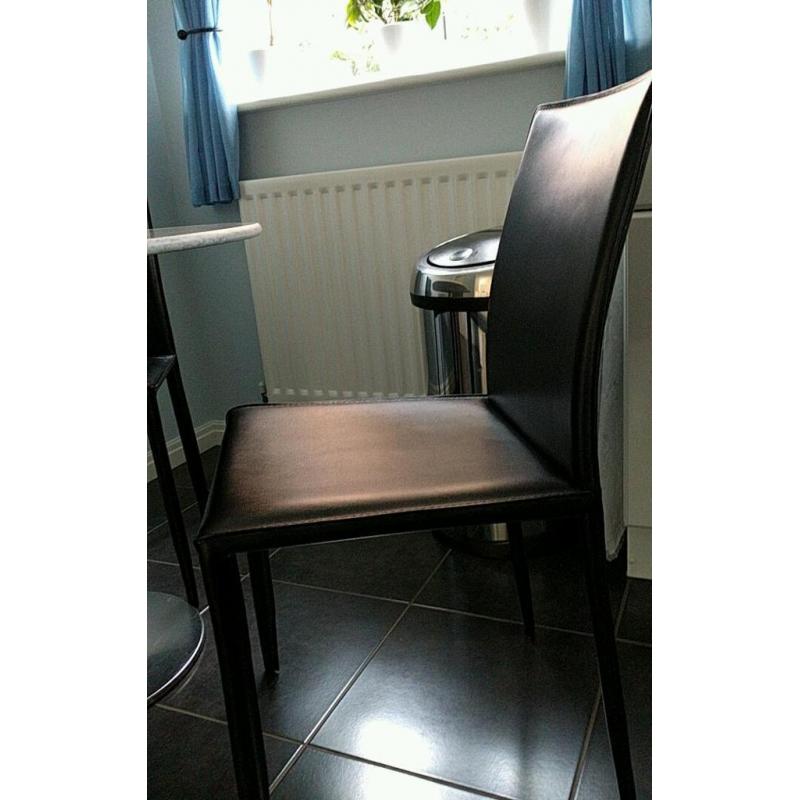 John Lewis marble kitchen table and chairs