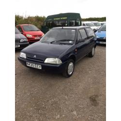 Diesel CITREON ax rare car lady owned for years 1years mot very economical power steering very clean