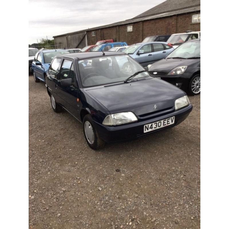 Diesel CITREON ax rare car lady owned for years 1years mot very economical power steering very clean