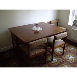 Teak dining room suite