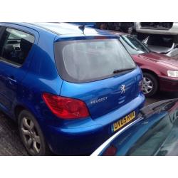 2005 PEUGEOT 307 SE HDI 5 DOOR HATCH BLUE KFMD CODE - 1.6 DIESEL ENGINE - 9HX BREAKING SPARES PARTS