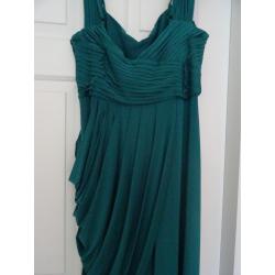 Coast Size 14 Emerald Green Long Dress