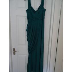 Coast Size 14 Emerald Green Long Dress