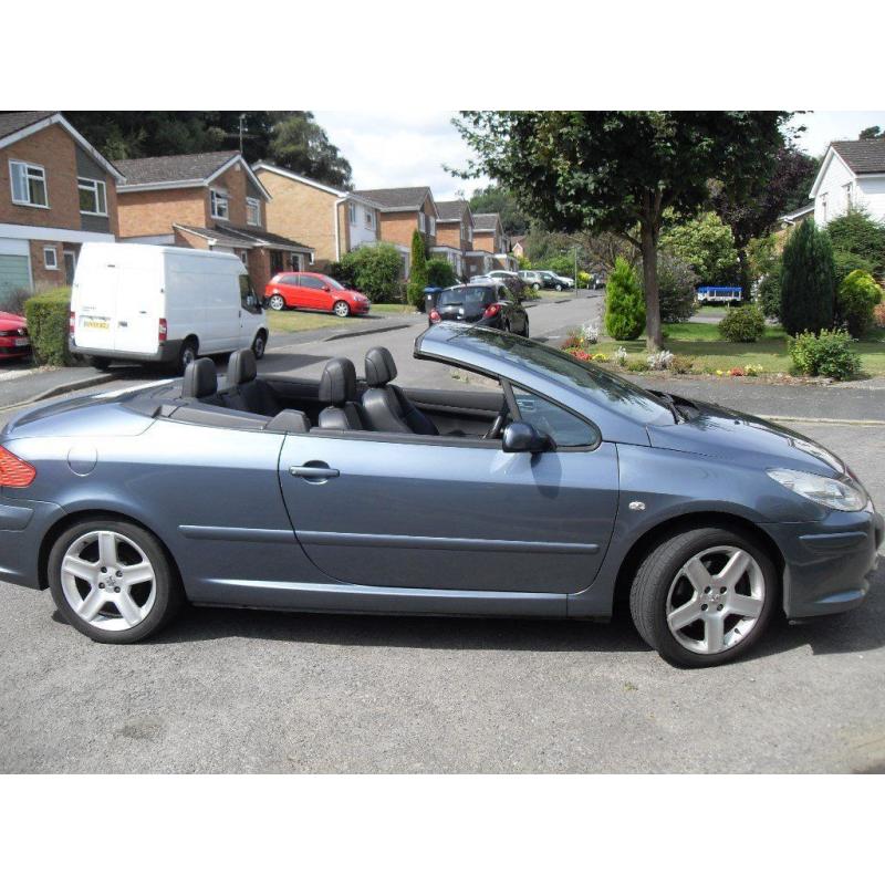 PEUGEOT 307 CC SPORT SE 2.0 HDI 140 6 SPEED DIESEL NOT VAUXHAL CONVERTIBLE OR FOCUS CC