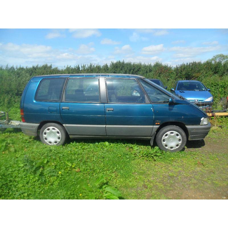 1994 renault espace 2.1 td seven seater mot 27 august good runner