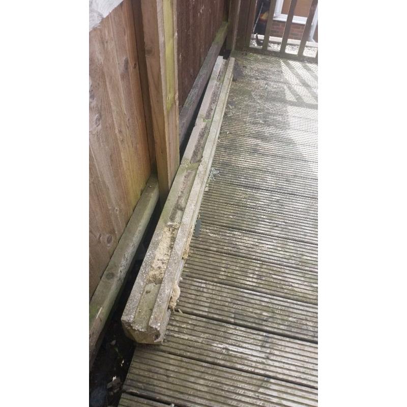 Free 5ft concrete post oldham