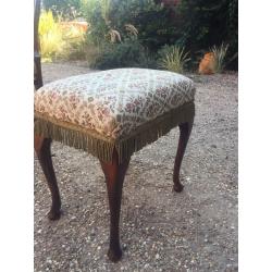 Dressing table stool.