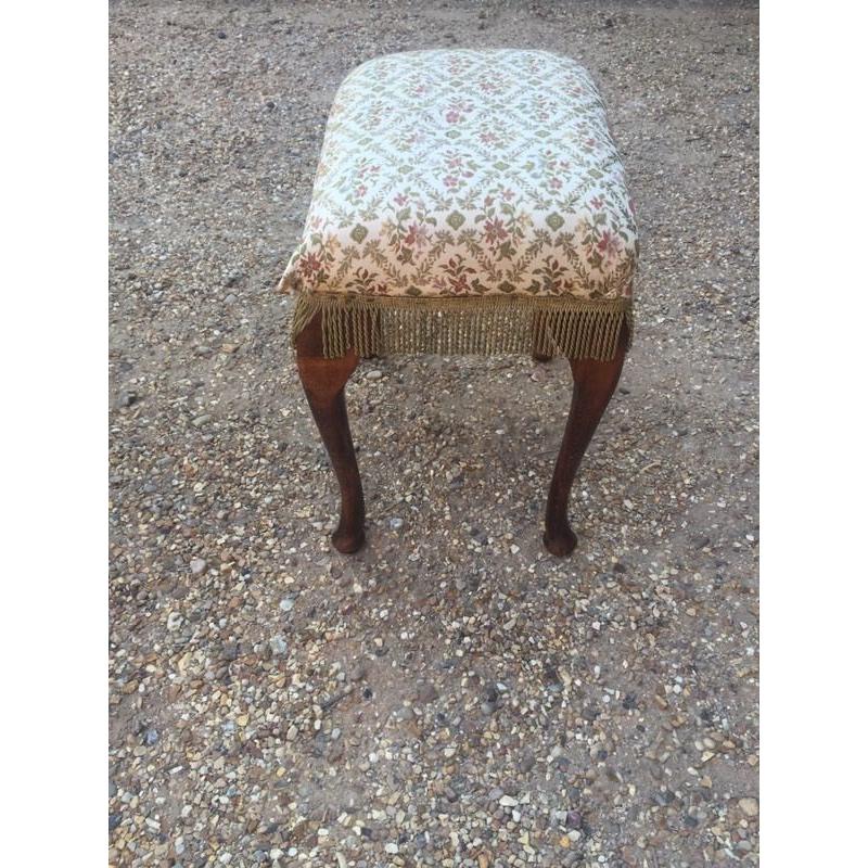 Dressing table stool.