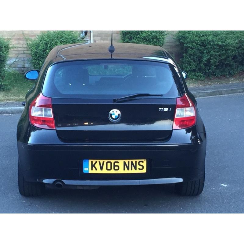 2006 Bmw 116 Black 1 year mot 3 owners