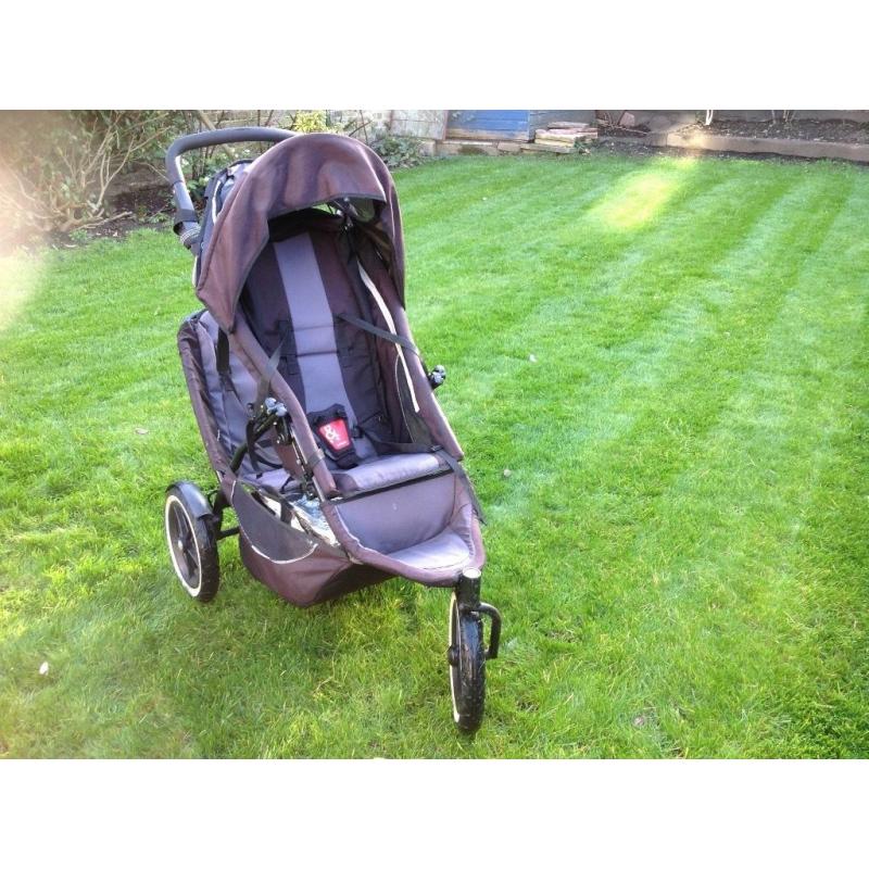 Phil & Ted's Sport double buggy, good condition, with storm cover and sun cover