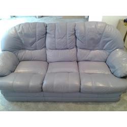 2 x leather sofa's