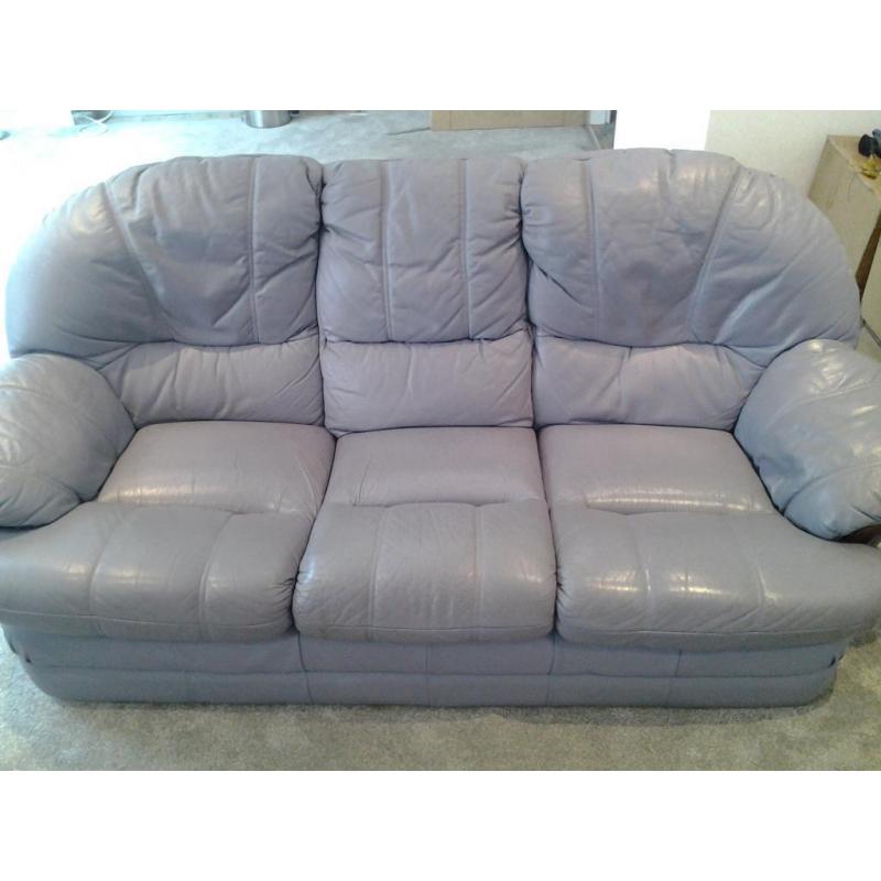 2 x leather sofa's