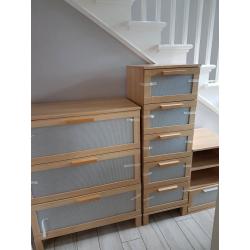 3 Piece Ikea Drawers