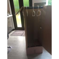 TEMP CARDBOARD WARDROBES X 7