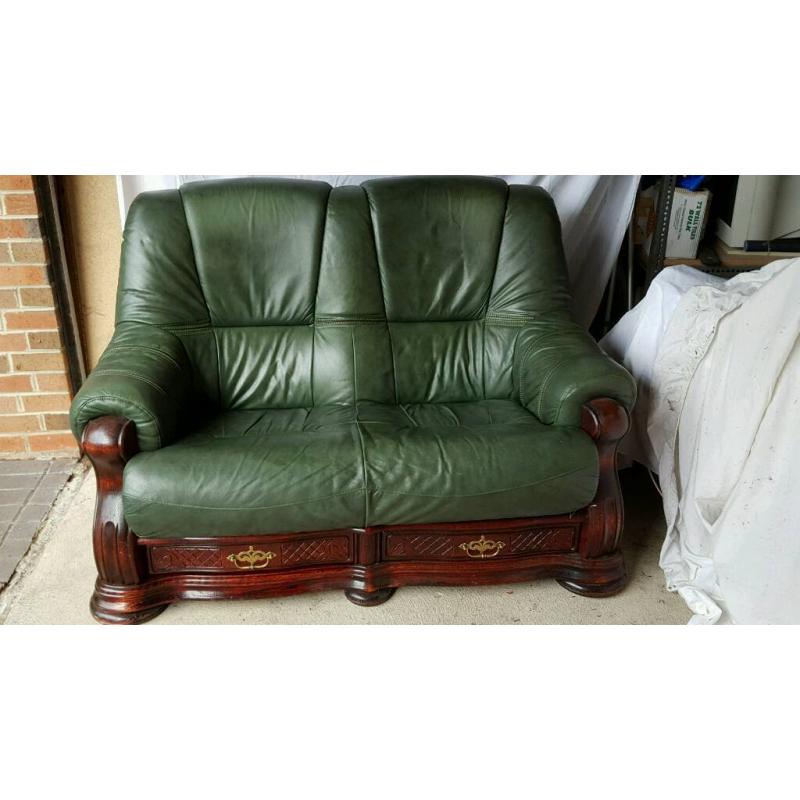 Leather 2 seater sofa for sale