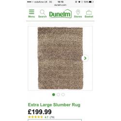 Extra large rug