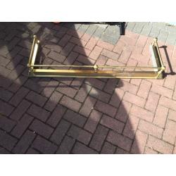 Brass fire guard