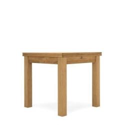 High quality oak square extending dining table with 4 chairs