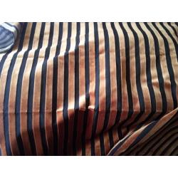 Black/Gold Velvet Fabric for Upholstery or Roman Blind