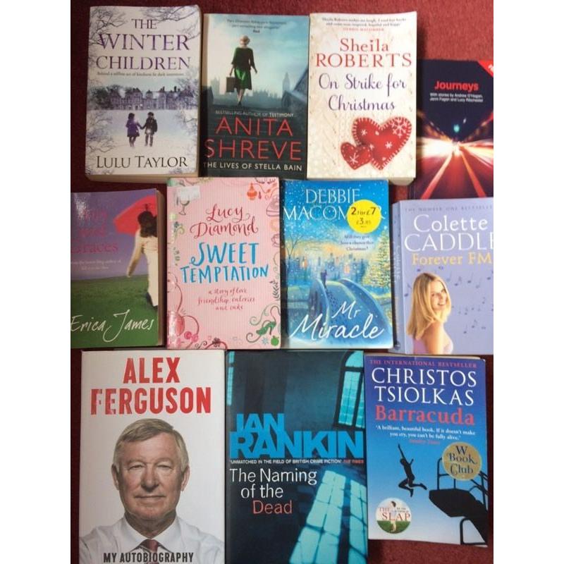 Bundle of 10 adult books