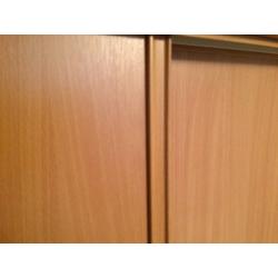 Sliding wardrobe doors and tracks