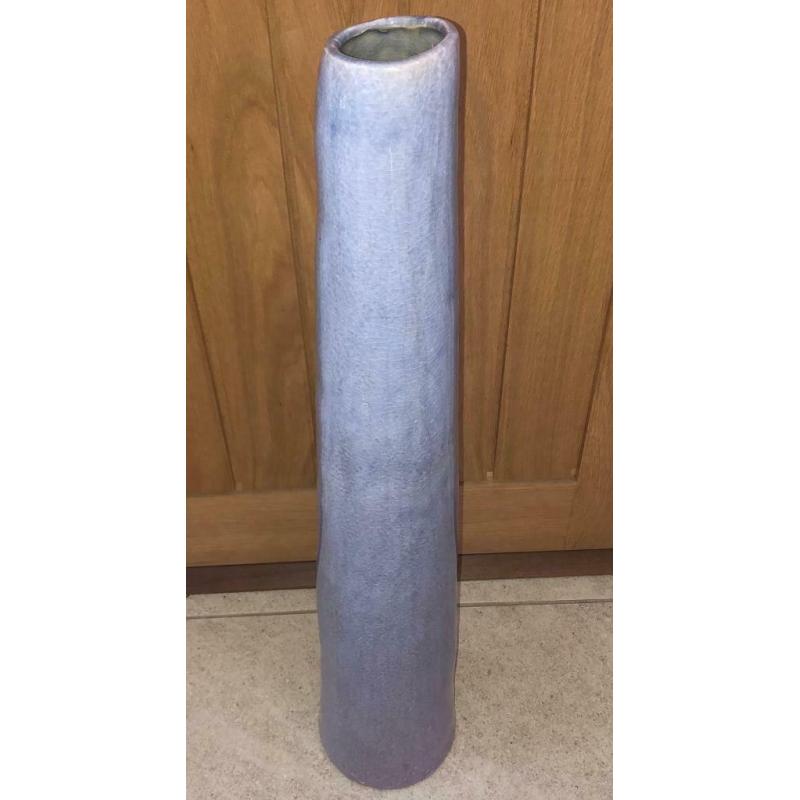 Large Ceramic Handmade Mauve Vase