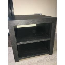 Charcoal Oak Side Table