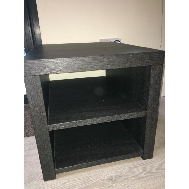 Charcoal Oak Side Table