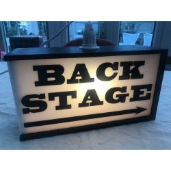 BACK STAGE - LED LIGHT-BOX - In Lead On/Off Switch Free Standing